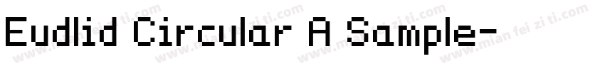 Eudlid Circular A Sample字体转换
